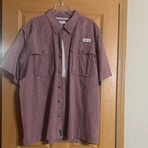 Magellan Men's Purple Short Sleeve Shirt